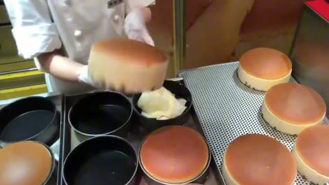 Japanese street food | japanese souffle cake