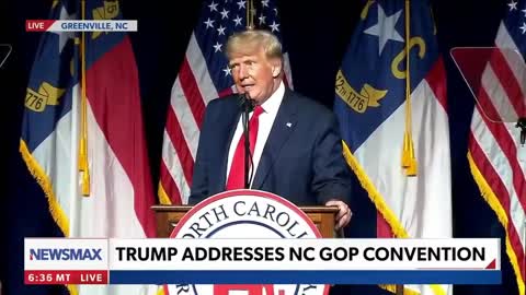 President Trump Addresses NC-GOP Convention