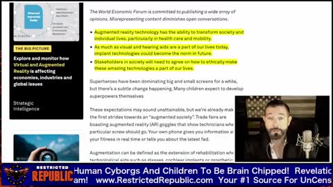IT'S TIME FOR HUMAN CYBORGS & CHILD IMPROVING BRAIN CHIPS!