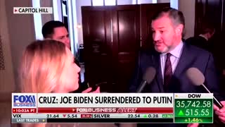 Cruz SLAMS WH: "Biden Surrendered To Putin"