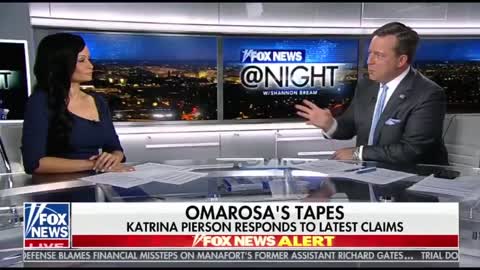 Ed Henry and Katrina Pierson get in heated exchange over Omarosa secret recording