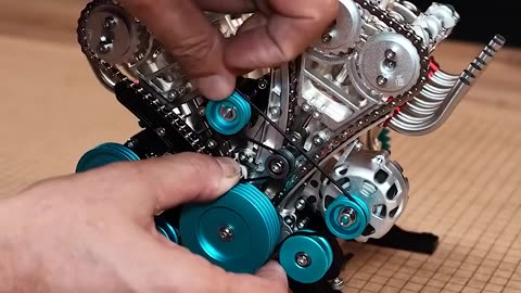 Building a detailed v8 metal engine model