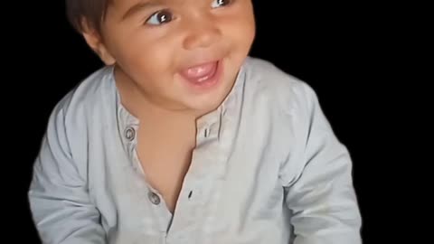 Cute,Funny baby laughing.