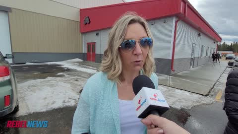 “Stop treating us like we're walking viruses”: protesters risk $1,200 fines in Whitecourt, Alberta