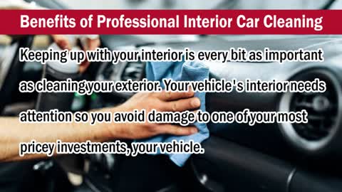 What Is Interior Vehicle Detailing?