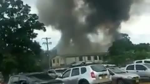 Car bomb reportedly explodes outside military facility in Colombian city of Cucuta.