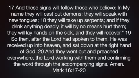 Mark 16:17-20 PODCAST