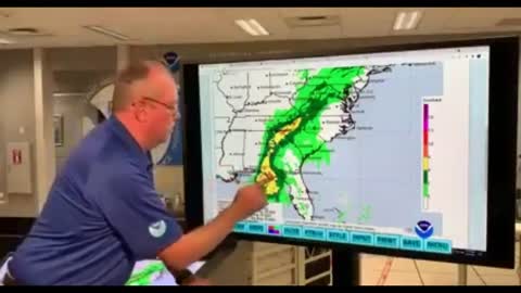 Tropical Storm "Fred" Moves along The Florida Panhandle, Flash Floods Possible For East Coast