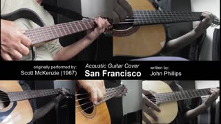 Guitar Learning Journey: Scott McKenzie's "San Francisco" instrumental acoustic guitar cover