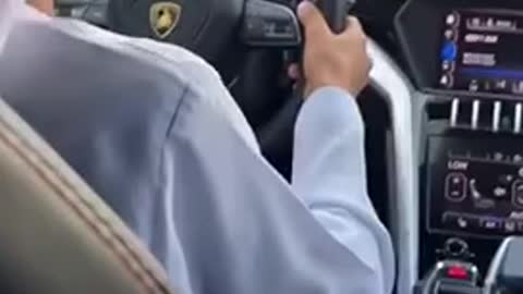13 years boy driving lambo in UAE