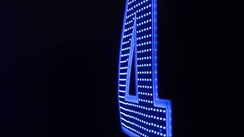 LED Lighted Car Numbers