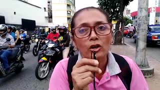 Maestros se 'tomaron' las calles de Bucaramanga en contra del Gobierno