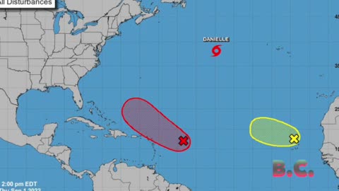 Tropical Storm Danielle forms in the Atlantic after quiet start to hurricane season
