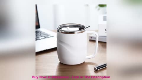 ❄️ Tea Coffee Water Bottle Thermal Mug Beer Cups Stainless Steel Simple Office Vacuum with Lid