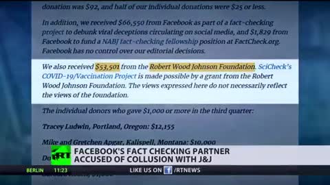 FB's Covid Vax Fact Checkers Are Funded By Vax Producers!