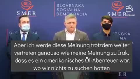 Robert Fico, slowakischer Ex-Ministerpräsident, spricht Klartext!