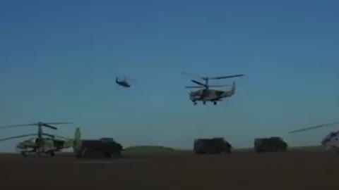 Russian helicopters shoot down Ukrainian weapons plane