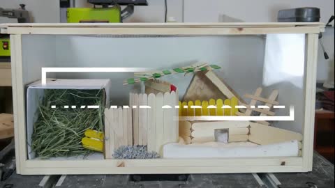 DIY Wood Mouse/Hamster Habitat ➤ RECYCLE Build