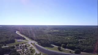 Flight Over Pomme De Terre Dam in Missouri