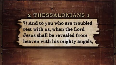 2 Thessalonians 1 Preached by Pastor Steven Anderson