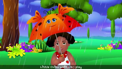 Rain, Rain, Go Away Nursery Rhyme With Lyrics - Cartoon Animation Rhymes & Songs for Children