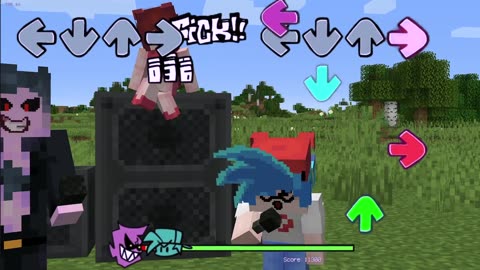 "Blocky Rhythm: Minecraft's Friday Night Funkin' Adventure! 🎵🎮 | Musical Mashup"
