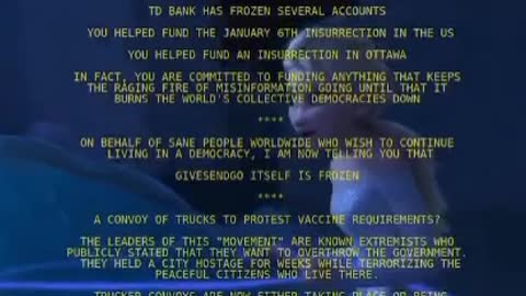 GiveSendGo, collecting donations for truckers, hacked.