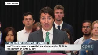 Trudeau reacts to PM's calls for a meeting