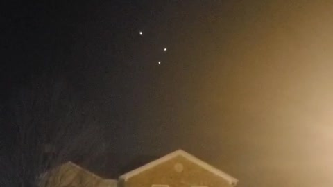 3 Strange lights (could be japanese lanterns...could be UFO) January 9, 2021, Knoblesville, Indiana