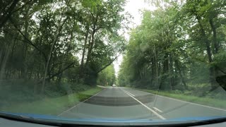 Go pro driving to Dorset at normal speed and speed lapse