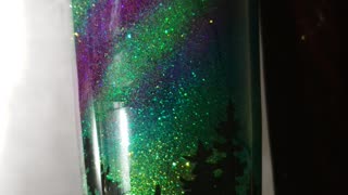 Northern lights tumbler