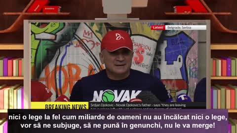 Tatal lui Novak Djokovic - Nu va lasati subjugati!