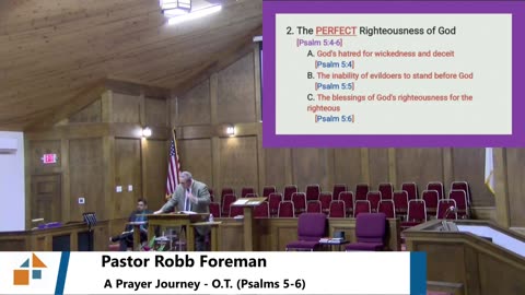Pastor Robb Foreman // A Prayer Journey - O.T. (Psalms 5-6)