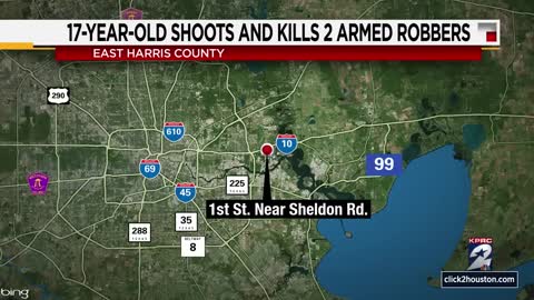 IN TEXAS 17 YEAR OLD TEEN DEFENDS FAMILY - KILLS TWO HOME INVADERS WITH SHOTGUN