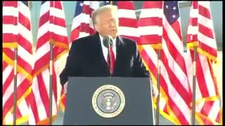 (FULL) Trump Delivers Final Remarks as President