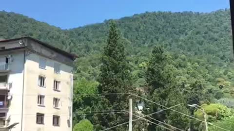 Beautiful view of Abkhazia