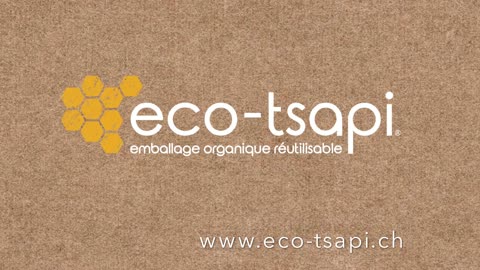 Emballer une pomme avec eco-tsapi® Small · emballage organique réutilisable à la cire d'abeille