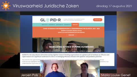 Viruswaarheid Juridische Zaken met o.a. Dossier Marion Koopmans 17 augustus 2021