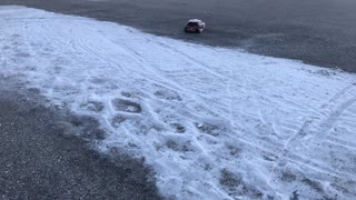 Traxxas LaTrax Rally Car Sliding in Winter