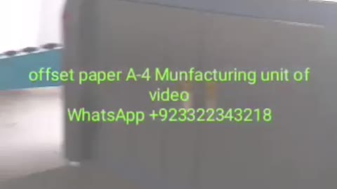 a-4 manufacturing paper mill unit in biggest assembling plant..