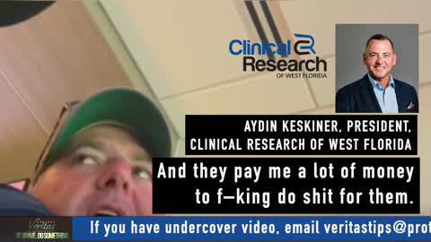 Citizen Journalist Secretly Films 20 Year Pfizer Contractor on Covid Vax "Skeptical of the Science"