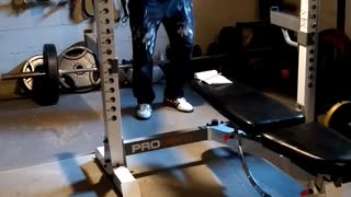 155 x 4 overhead press