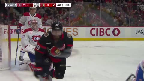 Rourke Chartier with a Short Goal vs. Montreal Canadiens