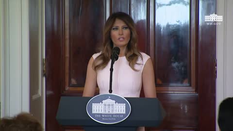 First Lady Melania Trump Remarks at the Governors' Spouses' Luncheon, Speaks on HS Shooting