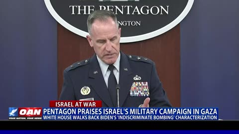 Pentagon Praises Israel's Military Campaign In Gaza
