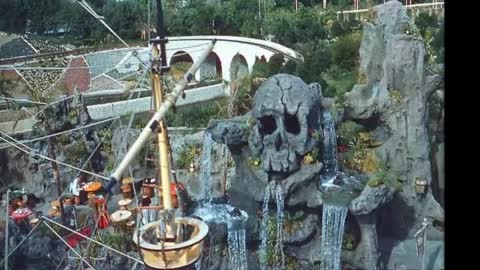 Skull Rock and Pirate's Cove--Disneyland History--1960's--TMS-510