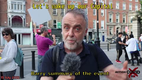 Barry summary event - Let's wake up our City 15 July 2022