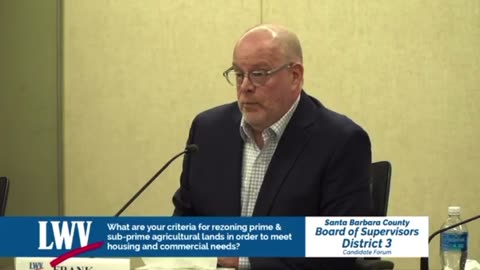 Frank Troise on rezoning AG land for Residential and Commercial use