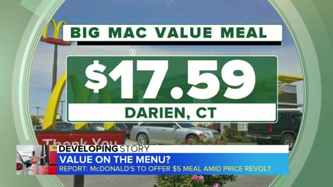 McDonald's responds to drop in sales amid with new value menu ABC News