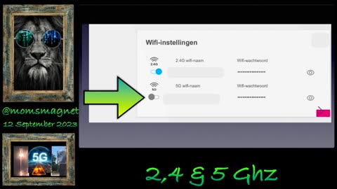 2,4 en 5 Ghz